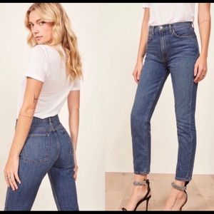 Reformation Julia high waist cigarette jean